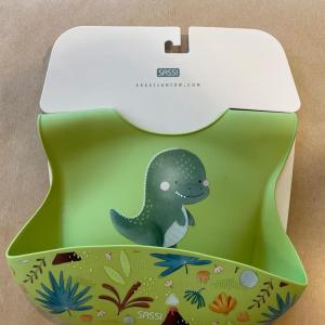 Bavaglino silicone Dinosauro Sassi Junior