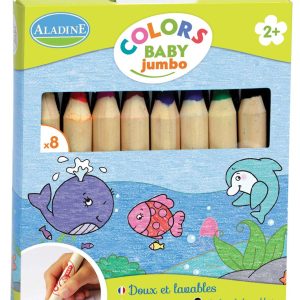 Matite colorate jumbo 8 pz