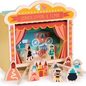 Teatro delle marionette in legno