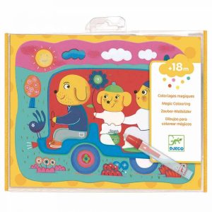 Colora con l'acqua. Animali in viaggio